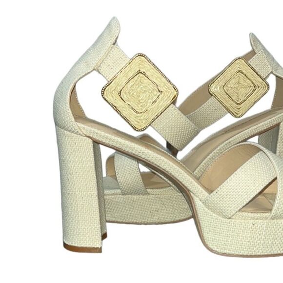 FTF Ankle Strap Wide-Width Block Heels - Picture 5 of 14